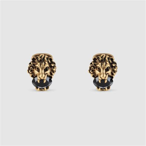 gucci mens cufflinks|Gucci cufflinks lion.